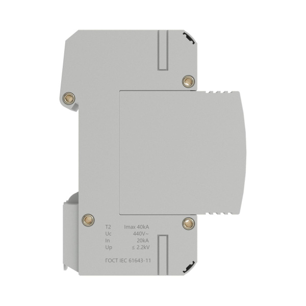 Купить DKC УЗИП, тип 2, 2 полюса, Imax 40kA, со сменным модулем, Un 440V
