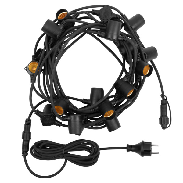 NEON-NIGHT «Белт-Лайт» 10 м, черный каучук, шаг 50 см, 20 патронов, IP65 331-331