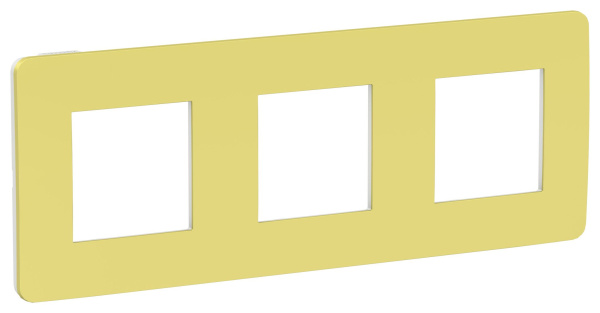 Купить SE Unica Studio Зеленое яблоко/Белая Рамка 3-ная NU280611