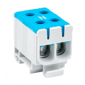 EKF PROxima Клемма силовая вводная двойная КСВ 16-50 синяя