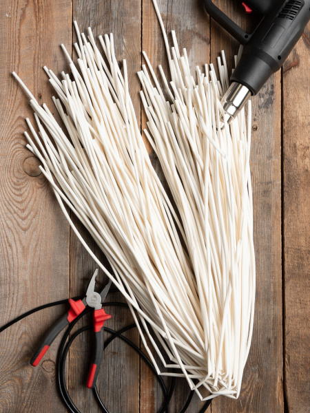 Купить EKF PROxima Термоусаживаемая трубка ТУТ нг 4/2 белая в отрезках по 1м