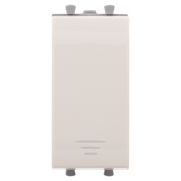 DKC Кнопка модульная, "Avanti", "Ванильная дымка", 1 модуль