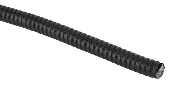 ЭРА Металлорукав ЭРА MT-RZ-CPng-20-50p в ПВХ изоляции Р3-Ц-ПВХнг-20 черный с протяжкой 50м