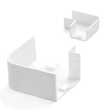 Промрукав Поворот на 90 градусов 40х16 (4 шт/комп) PR08.2844