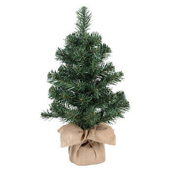 NEON-NIGHT Елочка 45см в плетеном мешочке, ПВХ 533-332