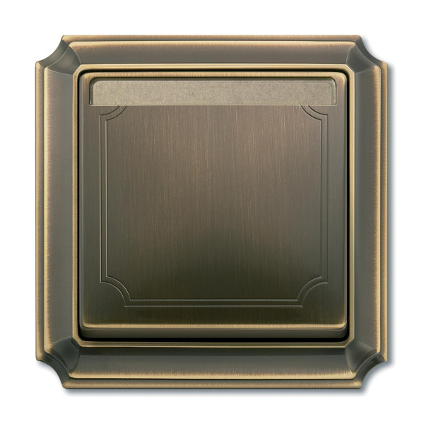 Купить SE Merten SD Античная латунь Клавиша 1-ая, с полем для надписи MTN412343