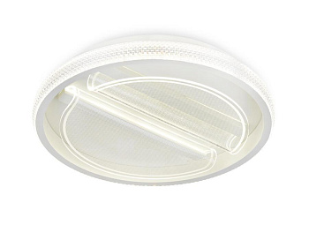 Ambrella Потолочный светодиодный светильник с пультом FA602 WH белый 88W D470*90 (ПДУ РАДИО 2.4)