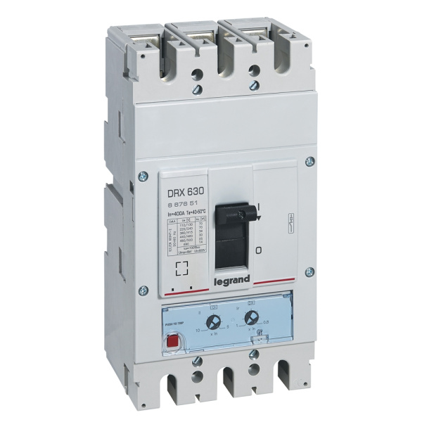 Legrand DRX630 термомагнитный 3P 400A 36кА настраиваемый 667651