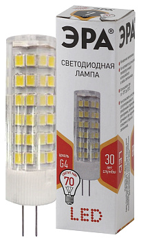 ЭРА LED JC-7W-220V-CER-827-G4 (диод, капсула, 7Вт, тепл, G4)