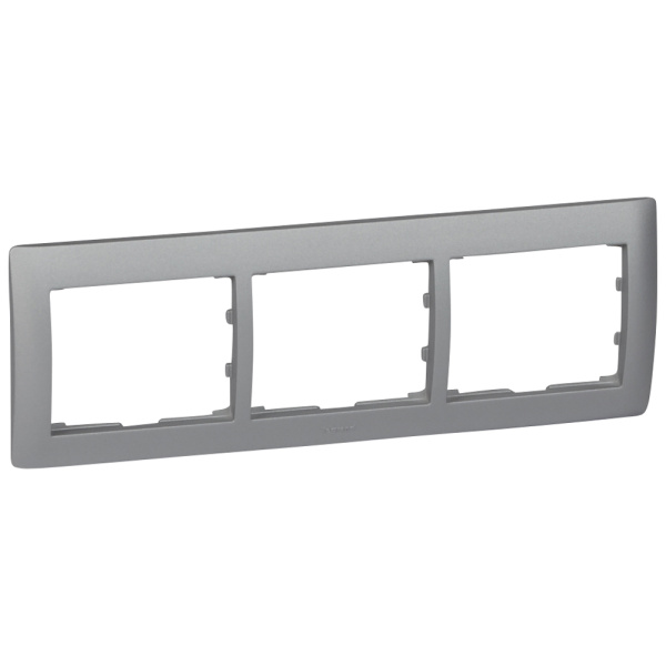 Legrand DIY Galea Life Алюминий Рамка 3-я, горизонтальная 696853