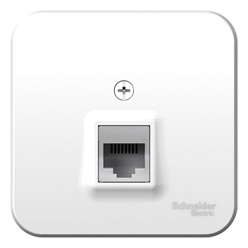 Systeme Electric Blanca наруж Бел Розетка компьютерная RJ45, кат.5E, изолир. пластина
