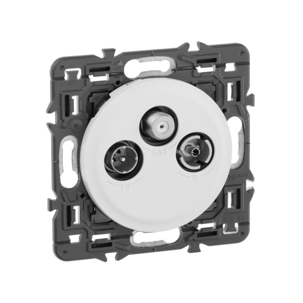 Купить Legrand Celiane Бел Накладка TV-FM-SAT розетки 068285