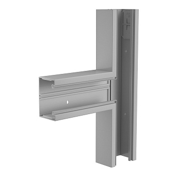 OBO Bettermann Т-образная секция кабель-канала Rapid 80, 70x110 мм (без крышки) ПВХ, серый RAL7030 6274366