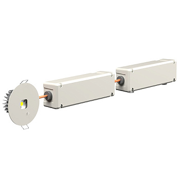 Белый свет Аварийный светильник BS-RADAR-53-L4-INEXI3 Black a23698