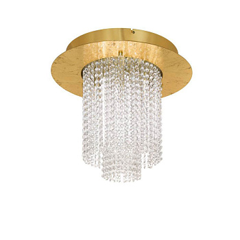Eglo 39398 Светодный потолочный светильник VALALONES, 10x4,3W(LED), сталь, золотой, кристаллы, прозрачный