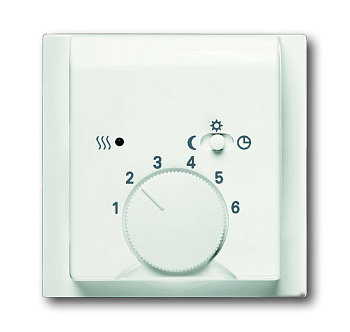 ABB BJE Impuls Белый бархат Накладка регулятора тёплого пола (мех 1095 U, 1096 U) 2CKA001710A3924