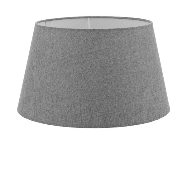 Купить Eglo 49655 Абажур 1+1VINTAGE, 1х60W(E27), Ø400, H220, текстиль, лен, серый