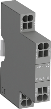 ABB Блок контактный дополнительный CAL4-11K боковой с втычными клеммами для контакторов AF09K...AF38K и реле NF22EK...NF40EK 1SBN010134R1011