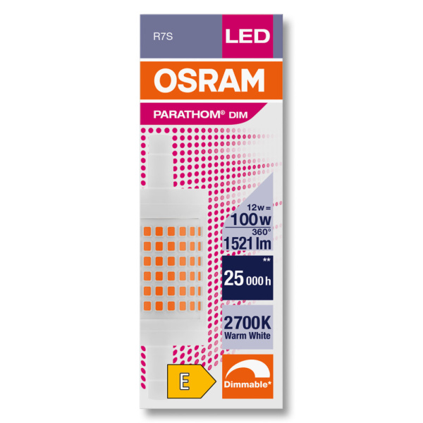 Купить OSRAM PARATHOM DIM Special LINE 78 CL 100 dim 12W/827 R7S 4058075626966