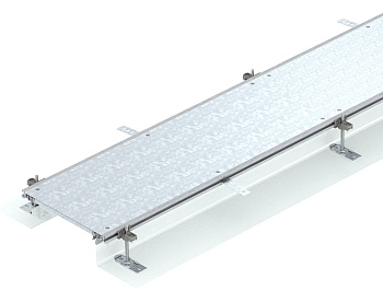 OBO Bettermann Секция кабель-канала OKA-G глухая 2400x300x40–140 мм (сталь) 7424002