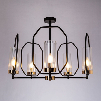 Arte Lamp CELAENO Светильник потолочный лампа накаливания A7004PL-5BK