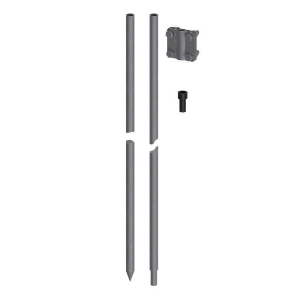 Купить DKC Комплект вертикального заземлителя безмуфтовый, 3 м, D16 мм