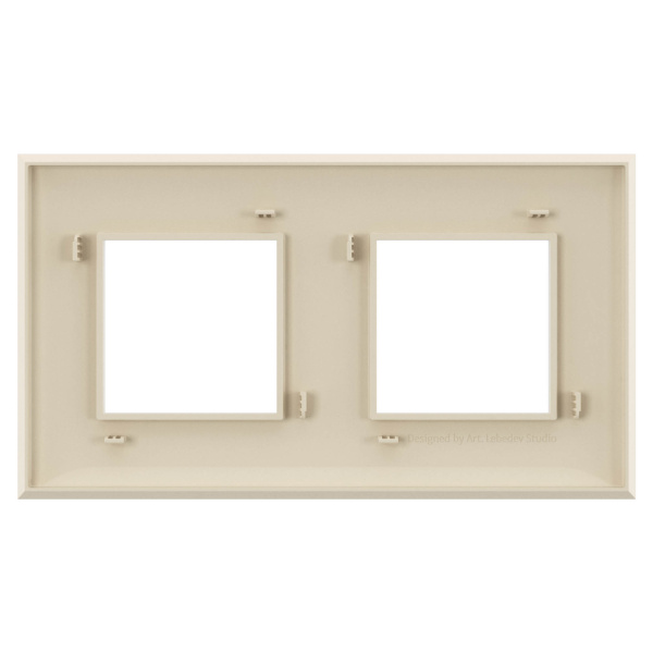 Купить DKC Рамка "Avanti", "Ванильная дымка", 2 поста (4 мод.)