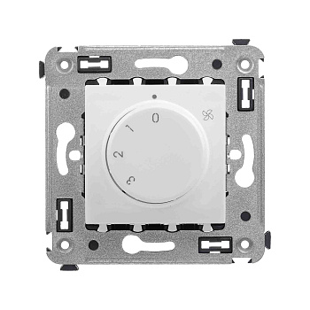 DKC Механизм управления вентиляторами в стену, "Avanti", "Белое облако"