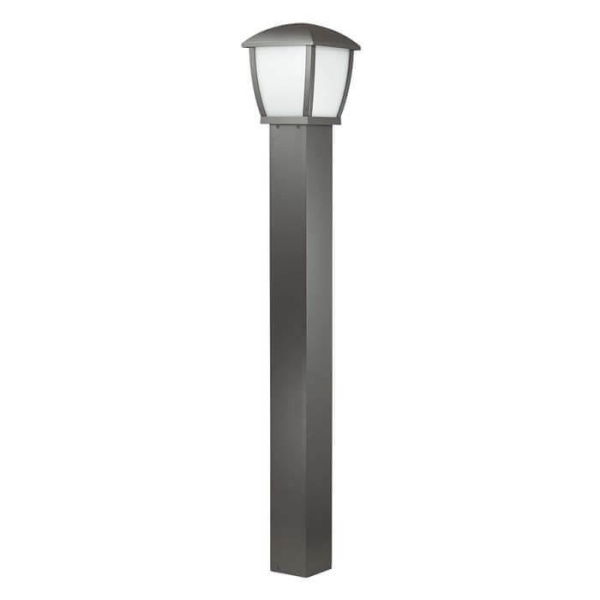 Odeon Light 4051/1F ODL18 707 темно-серый/матовый белый Уличный светильник, 110см IP44 E27