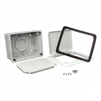 Kopos Коробка с откидной крышкой для утепленного фасада KUZ VO (KB) 140х180х86-146мм KUZ-VO_KB