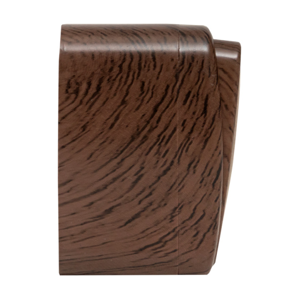 Купить EKF Basic Минск Темное дерево Выключатель 1-кл с индикатором, 10А, ОП