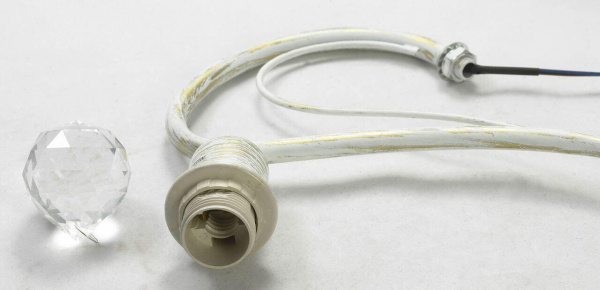 Купить Lussole LGO Металл Белый /  Ткань Люстра E14 GRLSP-8061