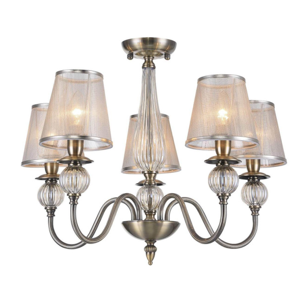 Купить Freya Classic Inessa Бронза Антик Люстра E14 40W FR2685PL-05BZ