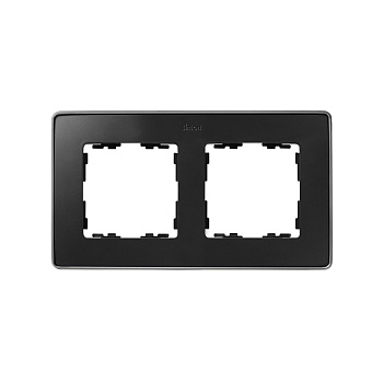 Simon 82 Detail Графит,основание Алюминий Рамка 2-ая 8201620-240