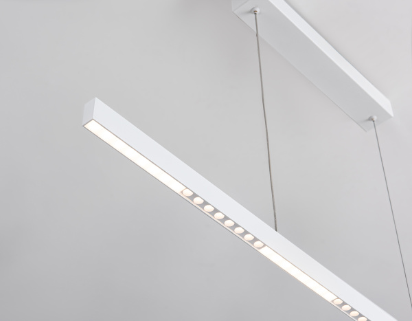 Купить Ambrella Светильник подвесной светодиодный FL5831 WH белый 25W 3000K/4200K/6400K 1037*17.5*750 (без ПДУ)