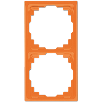 JUNG Рамка для инсталляции в кабельных каналах, 2-кратная оранжевая CD582KO