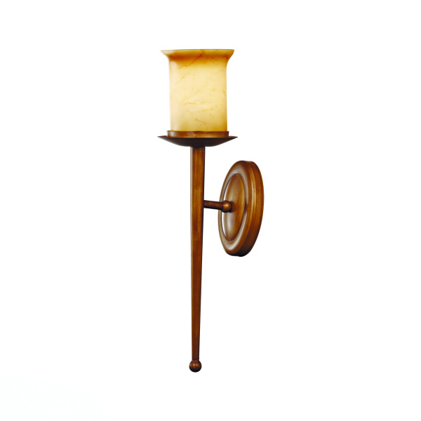 Evoluce SL122.311.01 Бра Коричневый/Янтарный E27 1*60W