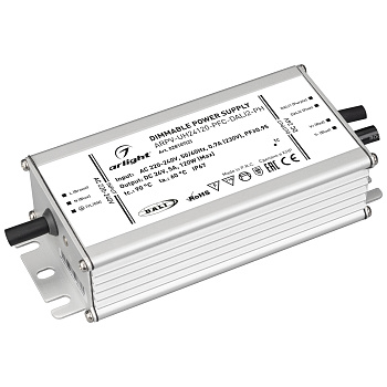 Блок питания ARPV-UH24120-PFC-DALI2-PH (24V, 5.0A, 120W) (Arlight, IP67 Металл, 7 лет) 028107(2)