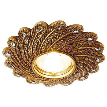 Ambrella Встраиваемый точечный светильник D4466 SB бронза