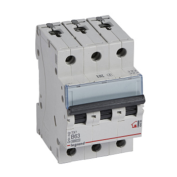 Legrand TX3 Автоматический выключатель 3P 63A (B) 6000 404006