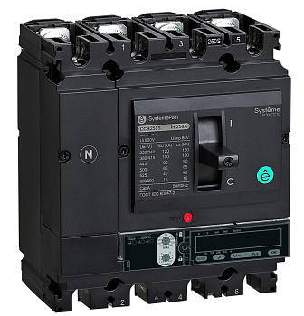 Systeme Electric Автоматический выключатель SYSTEMEPACT CCB160 150KA 4P4D S5.2E 160A рычаг
