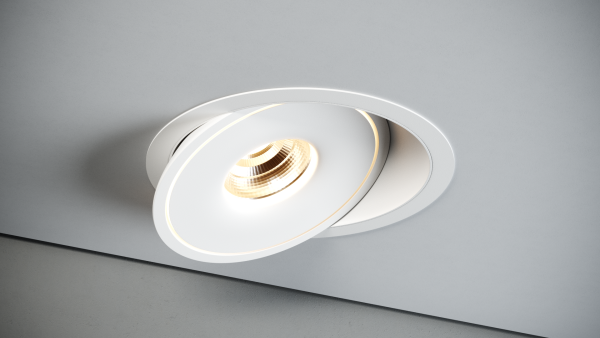 Quest Light Светильник встраиваемый, поворотный, белый, LED 12w 3000K 960lm, IP40 CYCLOPE LD white