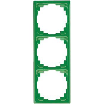 JUNG Рамка для инсталляции в кабельных каналах, 3-кратная зеленая CD583KGN