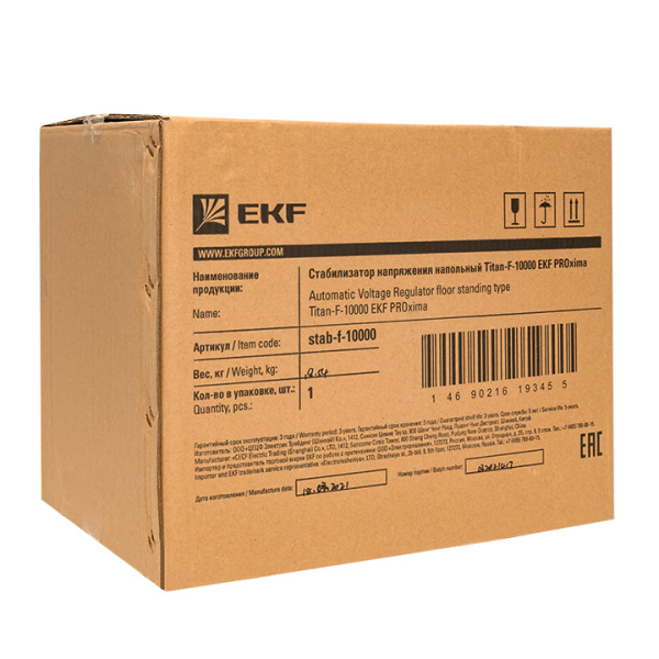 Купить EKF PROxima Стабилизатор напряжения напольный TITAN F-10000