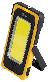 ЭРА Светодиодный фонарь Рабочие Практик RA-811 ручной, аккумуляторный, 15 Вт COB, powerbank, солнечная батарея, магнит