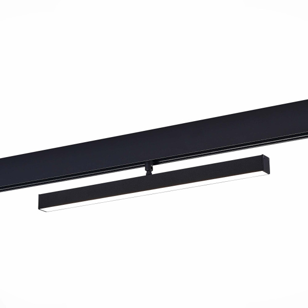 ST LUCE ST802.446.12 Магнитный трековый светильник Черный LED 1*12W 4000K 750Lm Ra>90 120° IP20 L405xW22,5xH92 48VV
