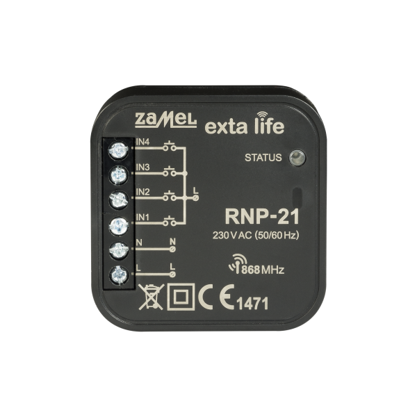 Zamel Exta Life 4-канальный передатчик питание 220В RNP-21