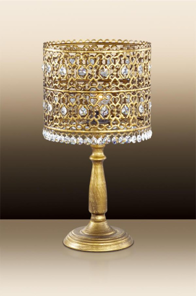 Купить Odeon Light 2641/1T ODL14 241 "под бронзу"/хрусталь Н/лампа  E14 40W 220V Salona