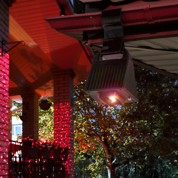 ЭРА ERAFS024-06 Подвесной светильник с лазерной проекцией красные точки,на солн. бат.,3LED,3 lm