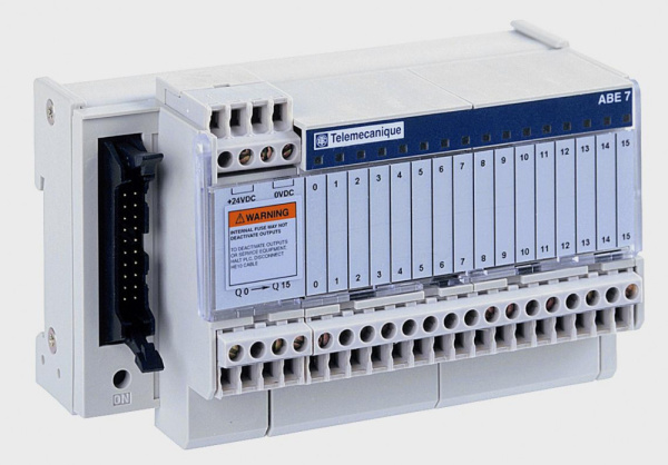 Купить SE Telefast База на 16 дискретных релейных выходов (1 нормально открытый контакт/2А) ABE7R16S111
